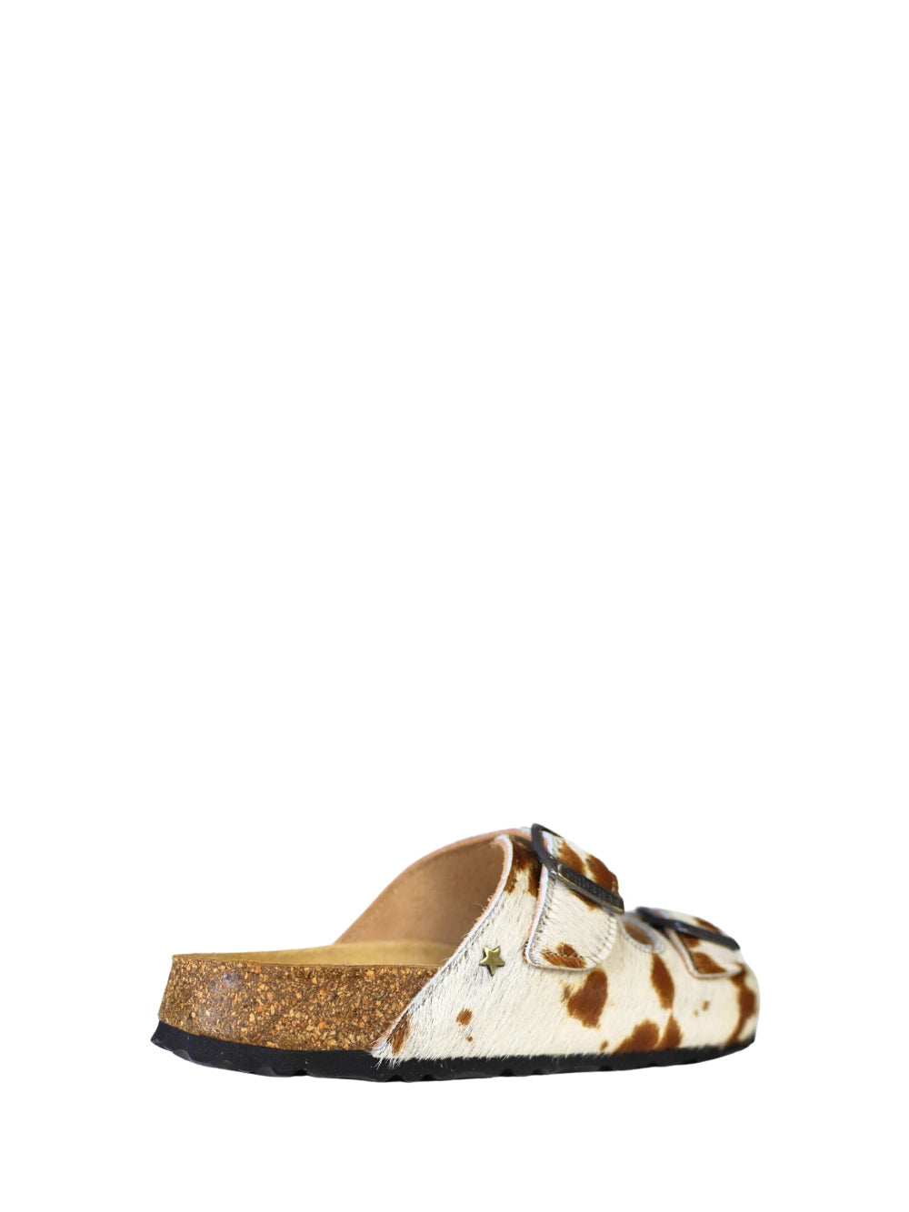Sandália Amália em Animal Print Vaca