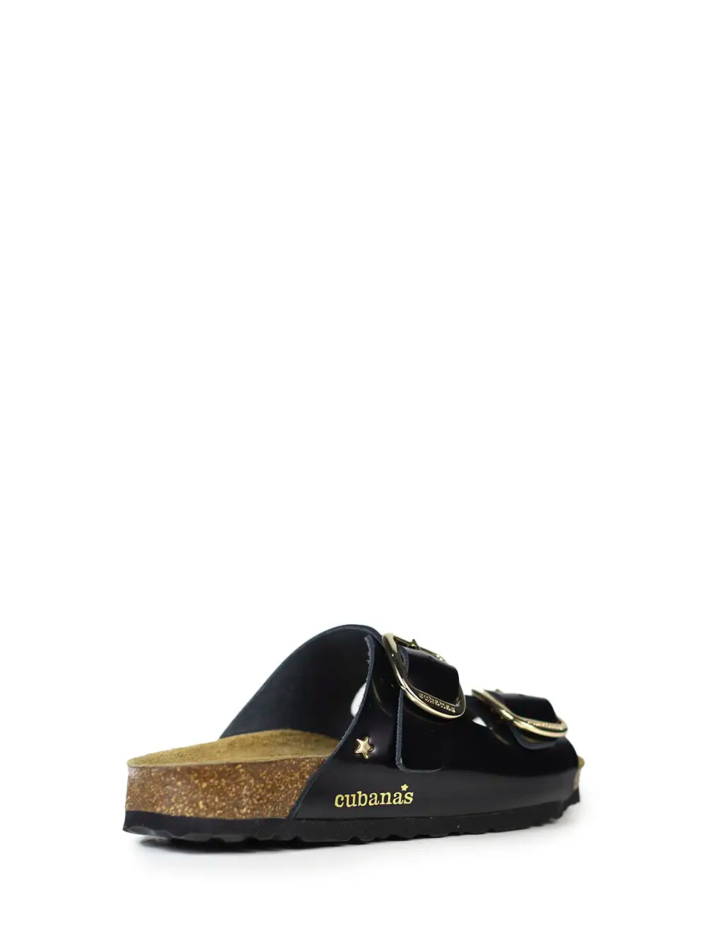 Sandália Amália em Pele Preta