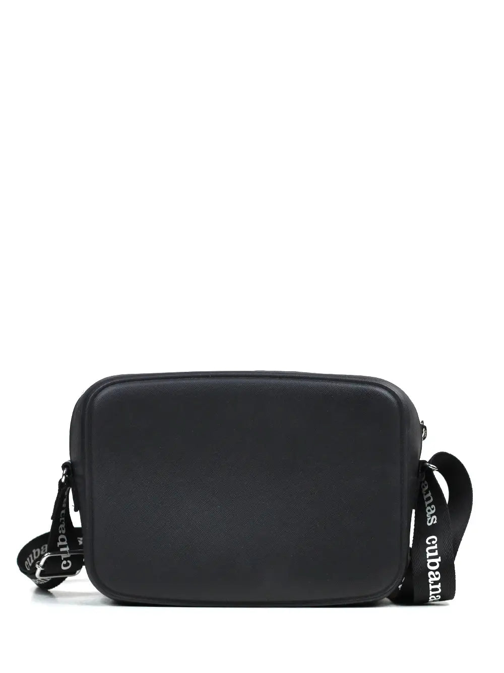 Black PVC Bag with Cubanas Handles