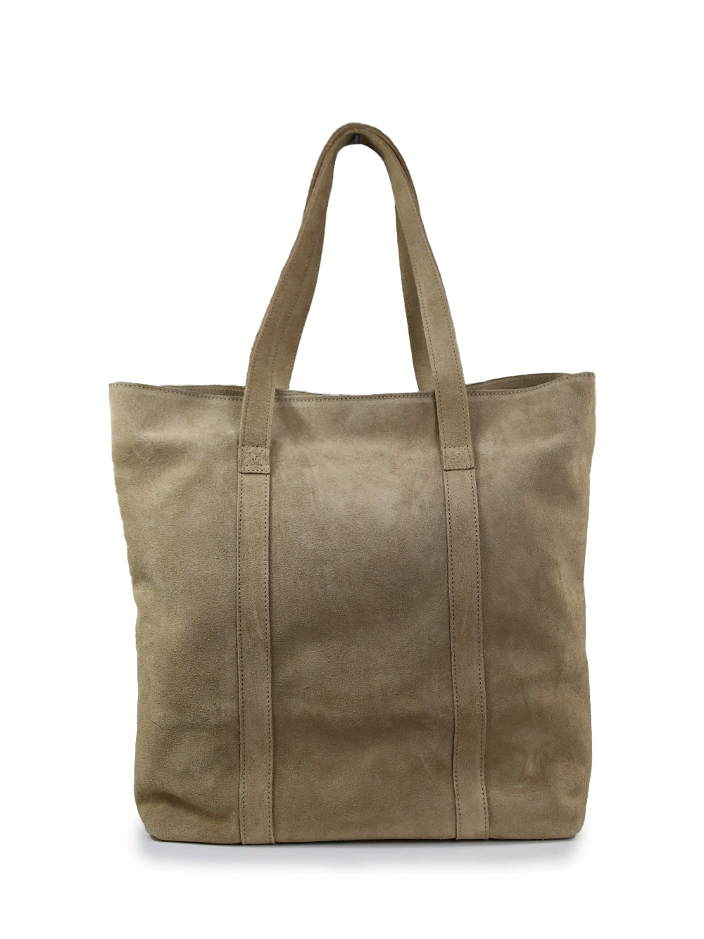 Beige Suede Maxi Bag