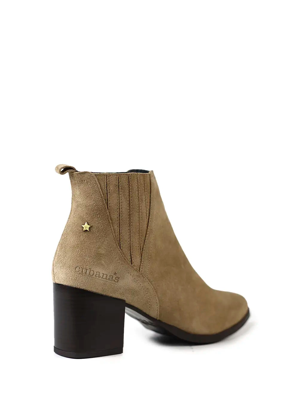Beige Suede Boot