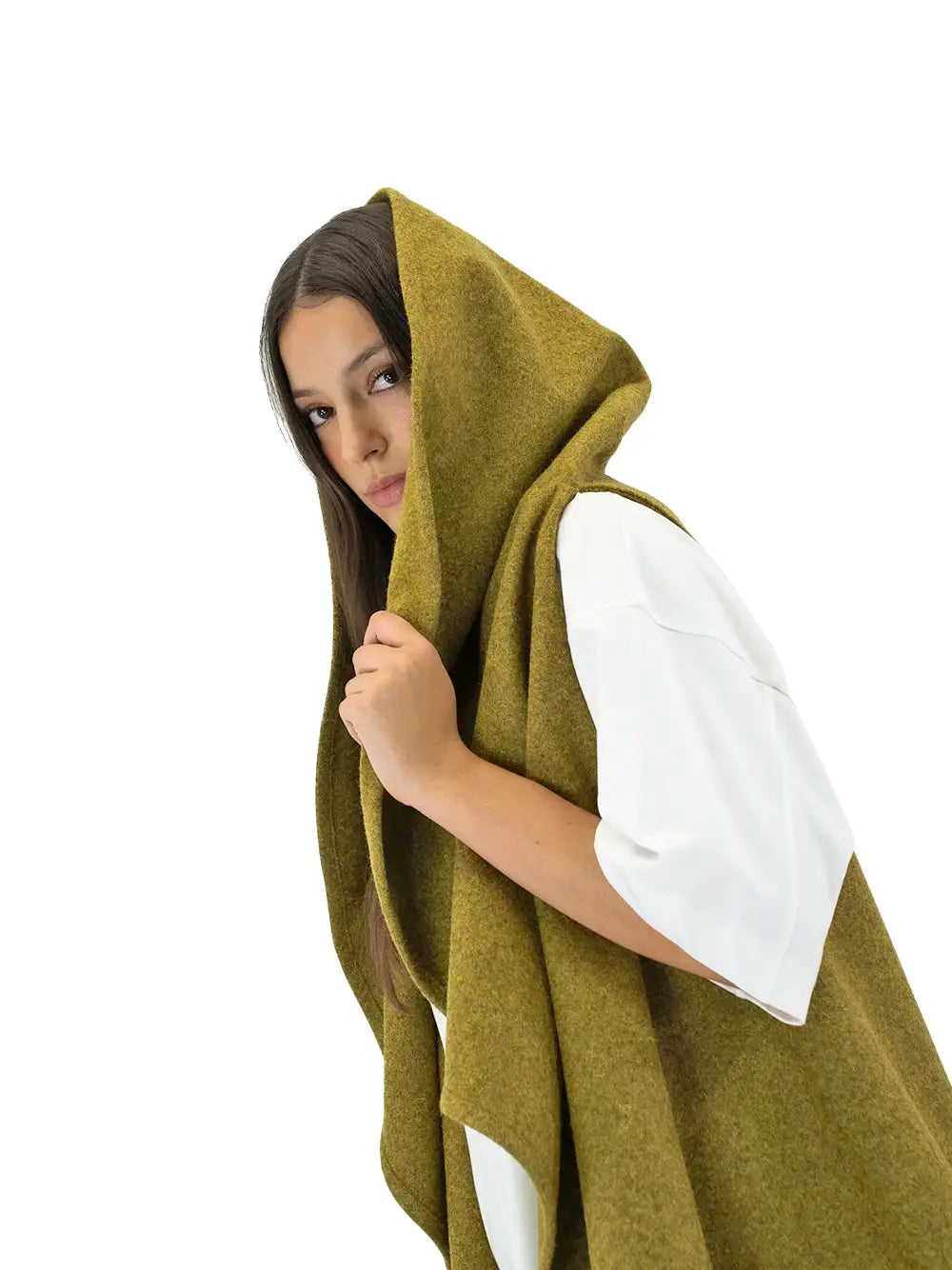 Yellow Burel Cape