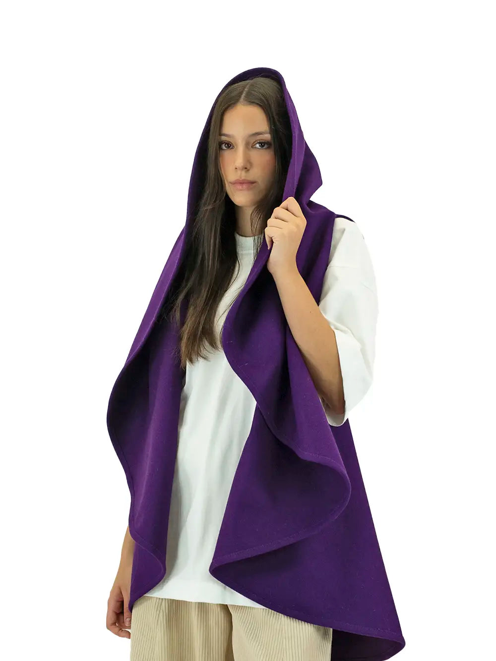 Purple Burel Cape