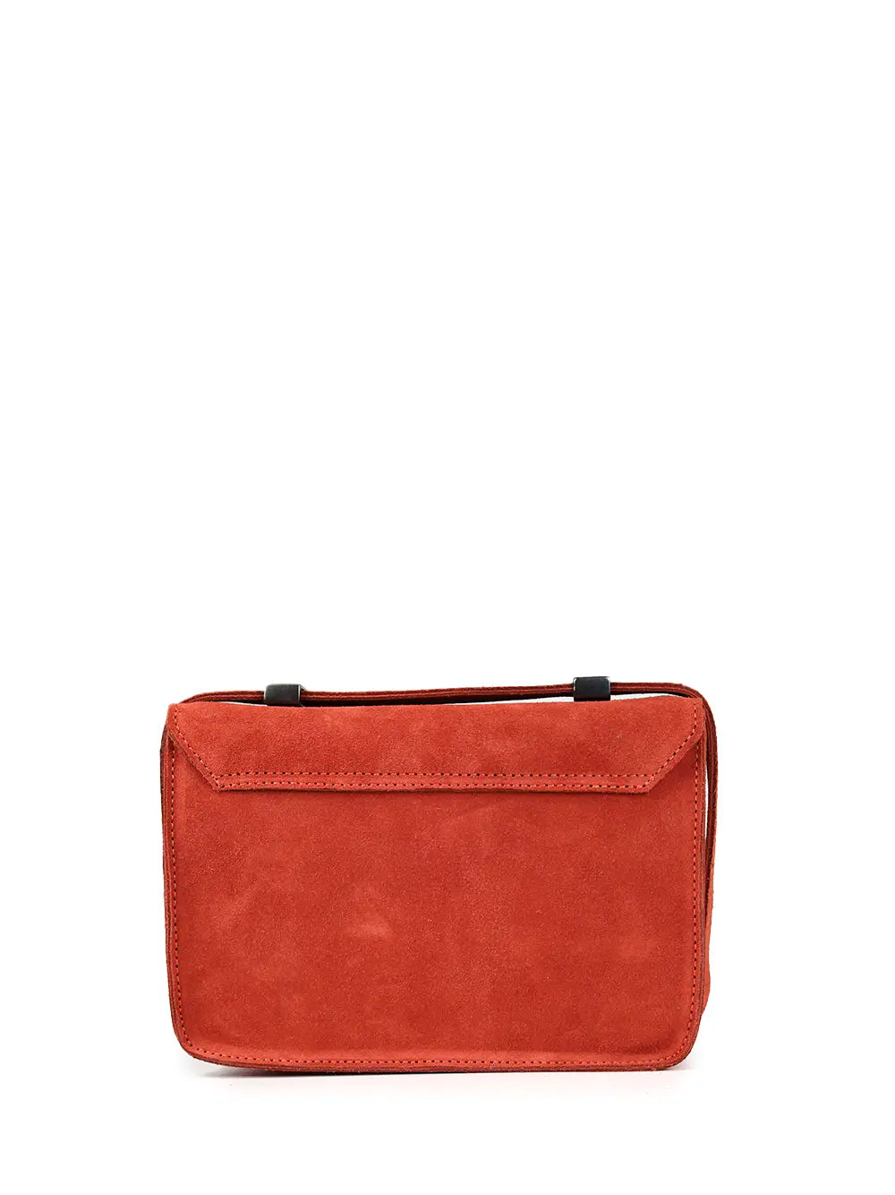 Bolso de Ante Rojo y Asa Cruzada