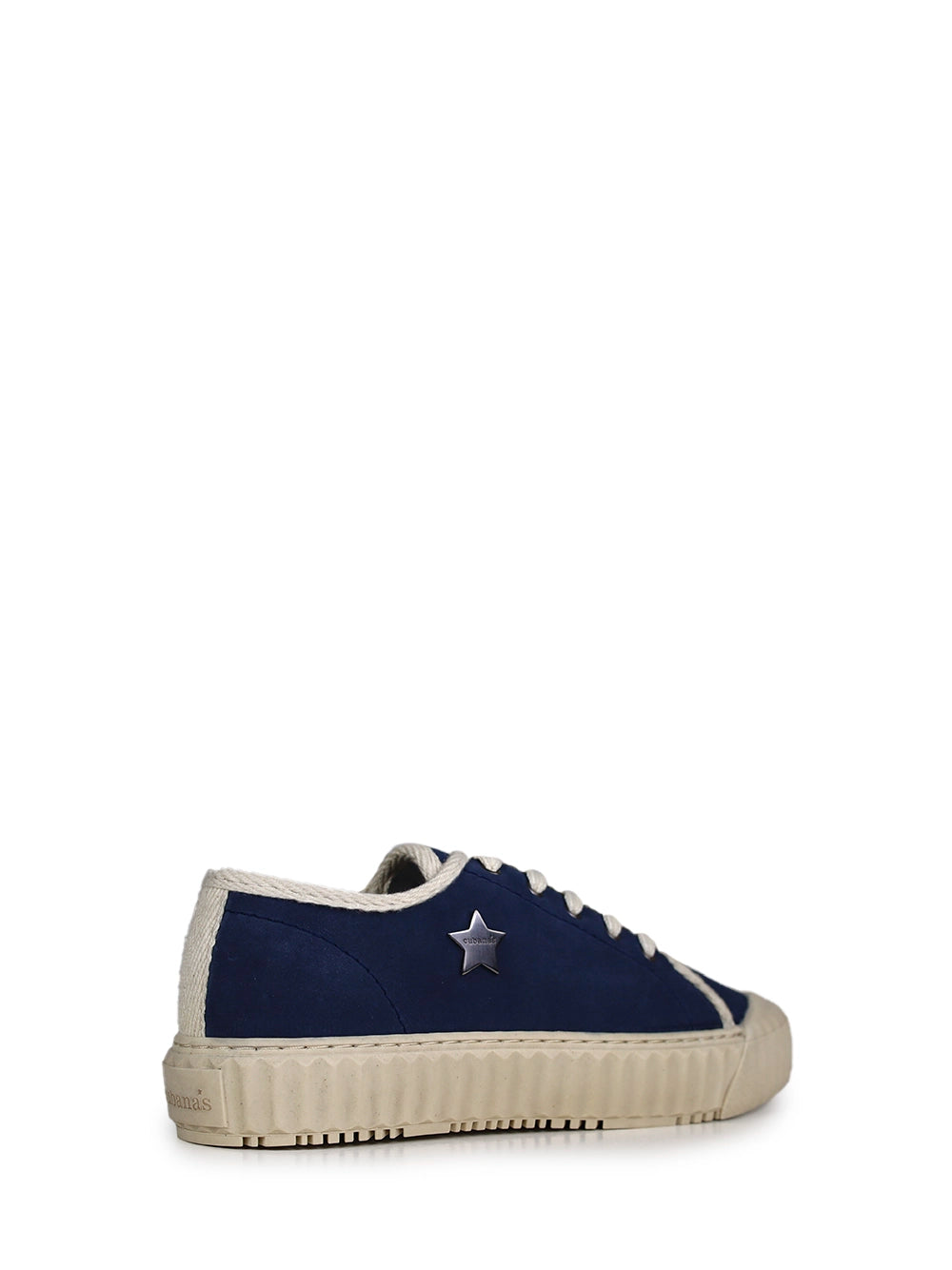 Zapatillas de Ante Azul y Suela Plana