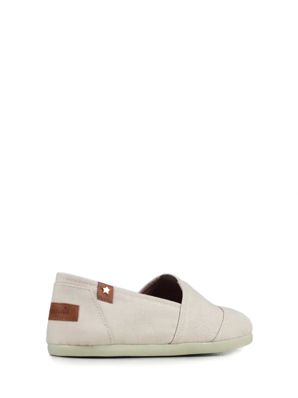 Beige Fabric Espadrille