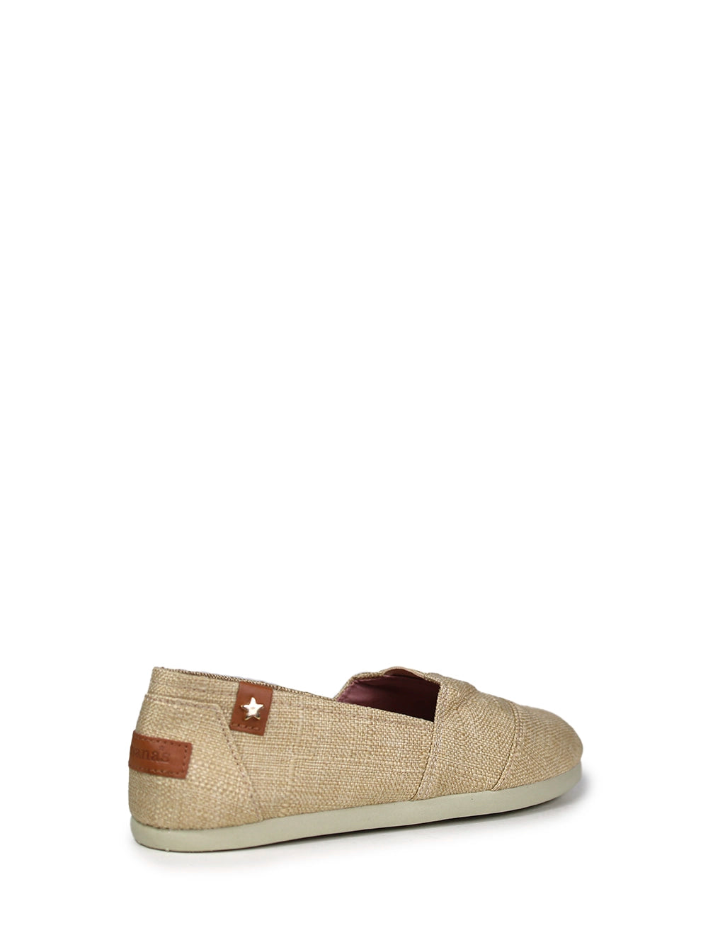 Espadrilles aus beigem Stoff