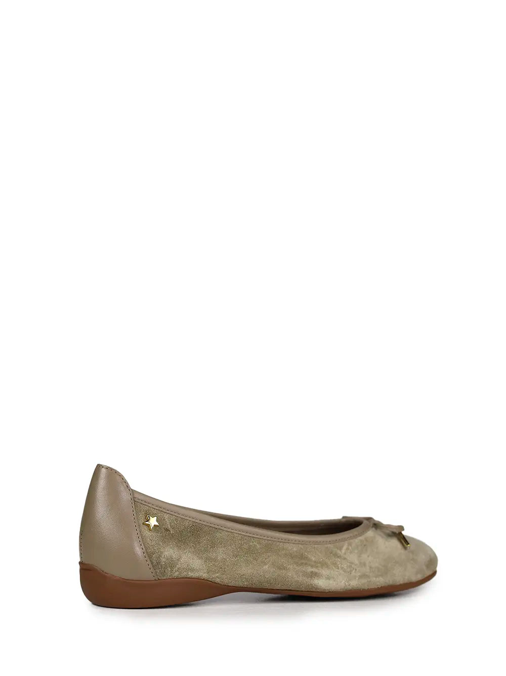 Sabrina em Camurça e Pele Camel