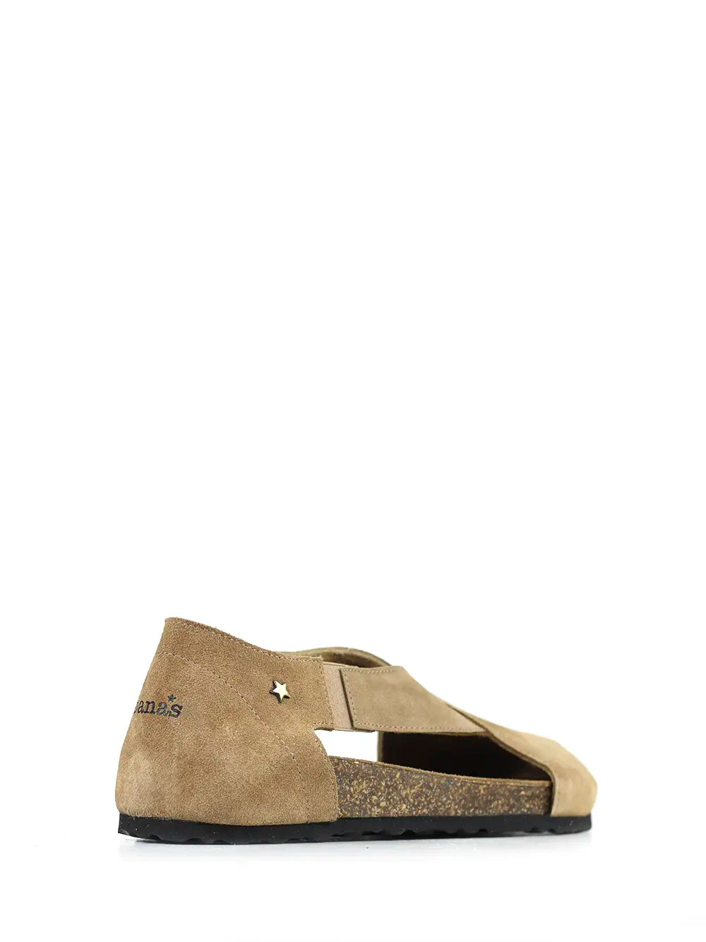 Leonor sandal in beige suede