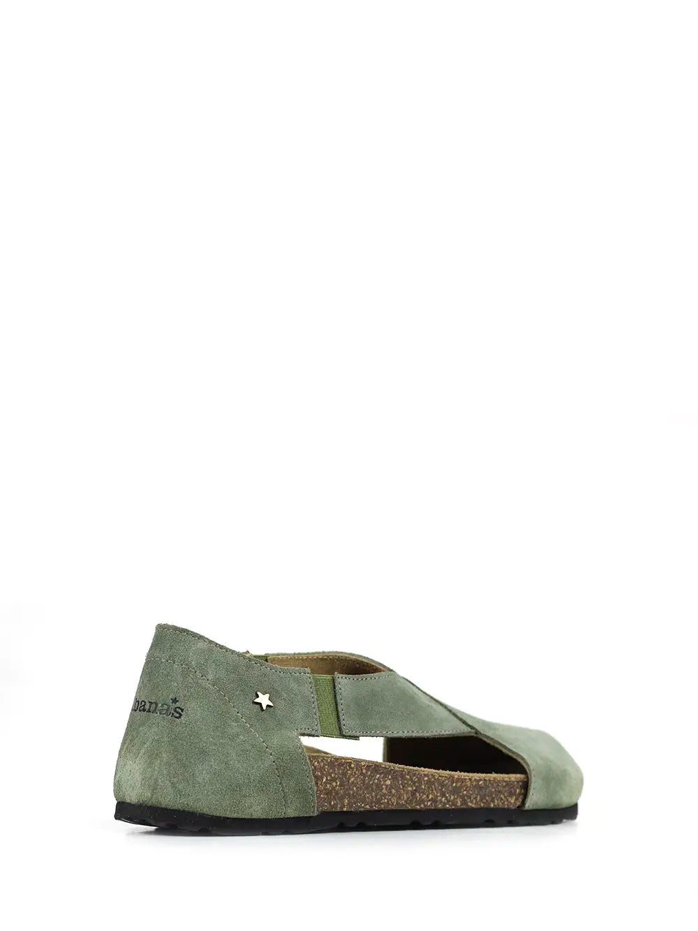 Sandale Leonor en Daim Vert