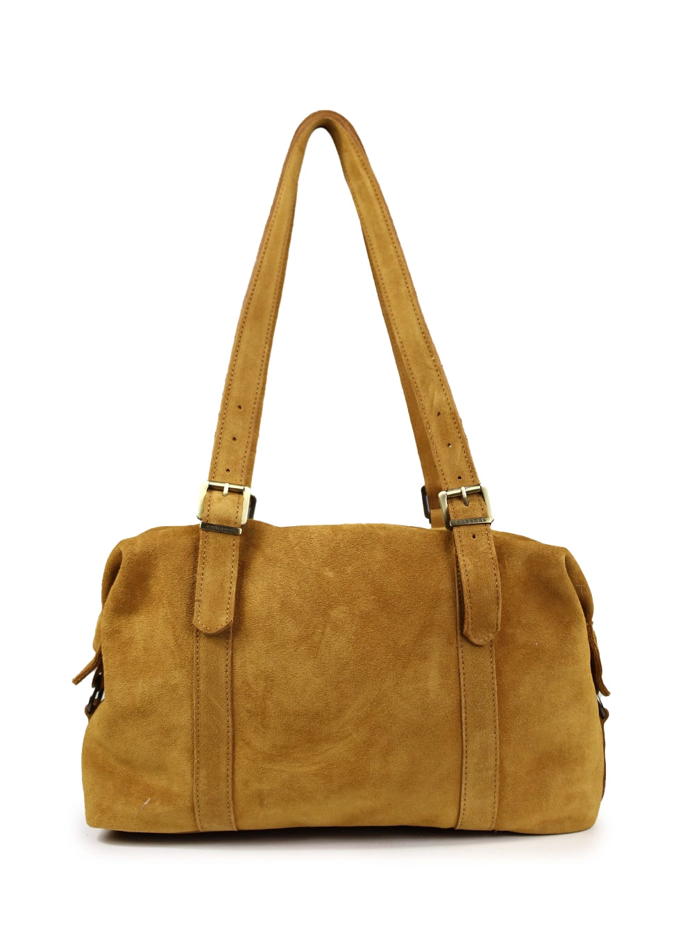 Brown Suede Shoulder Bag