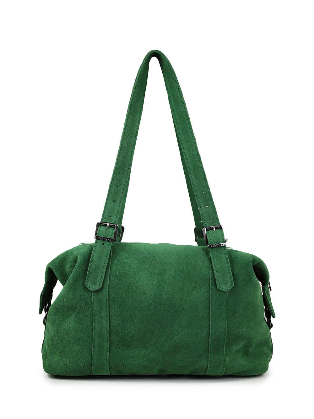 Green Suede Shoulder Bag