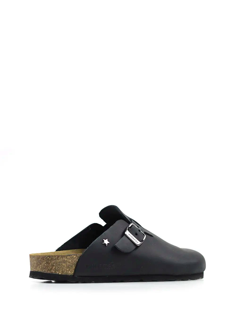 Sandália Homem Preta em Pele