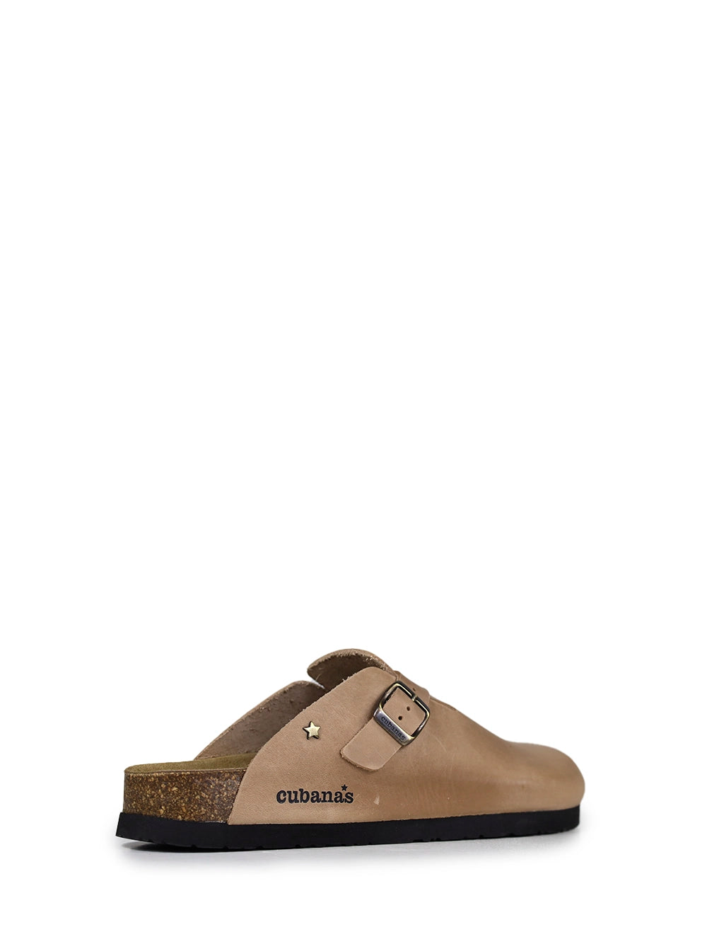 Men's Closed Beige Suede Sandals