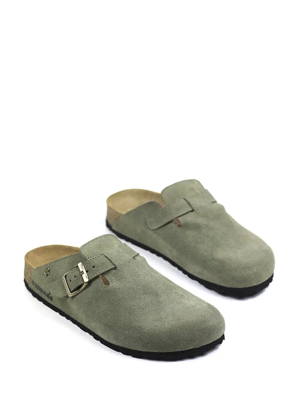 Sandália Maria em Camurça Verde