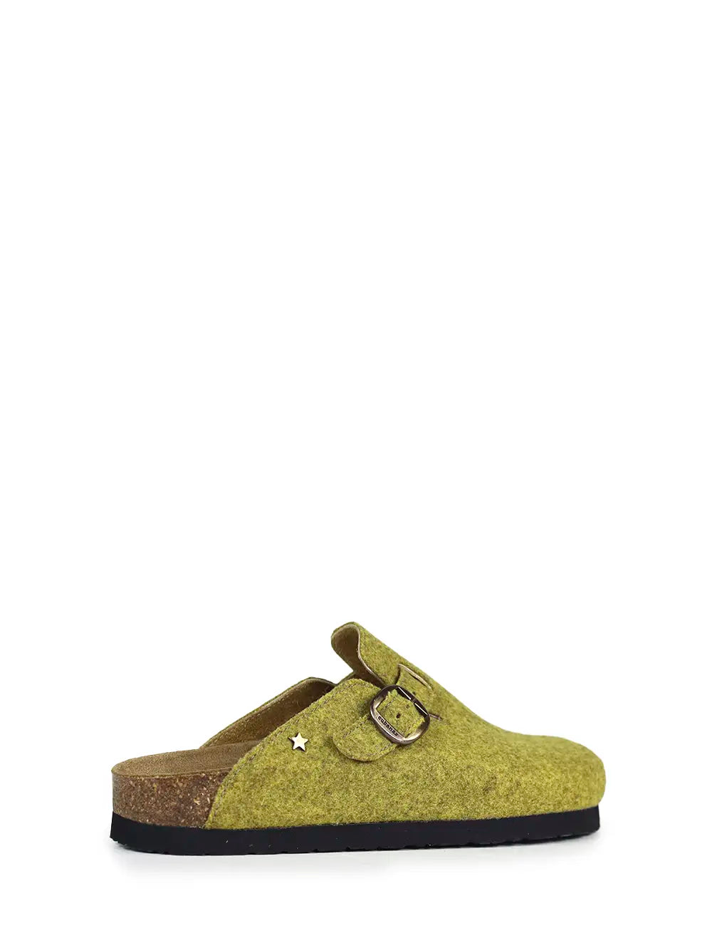 Sandália Maria em Burel Amarelo