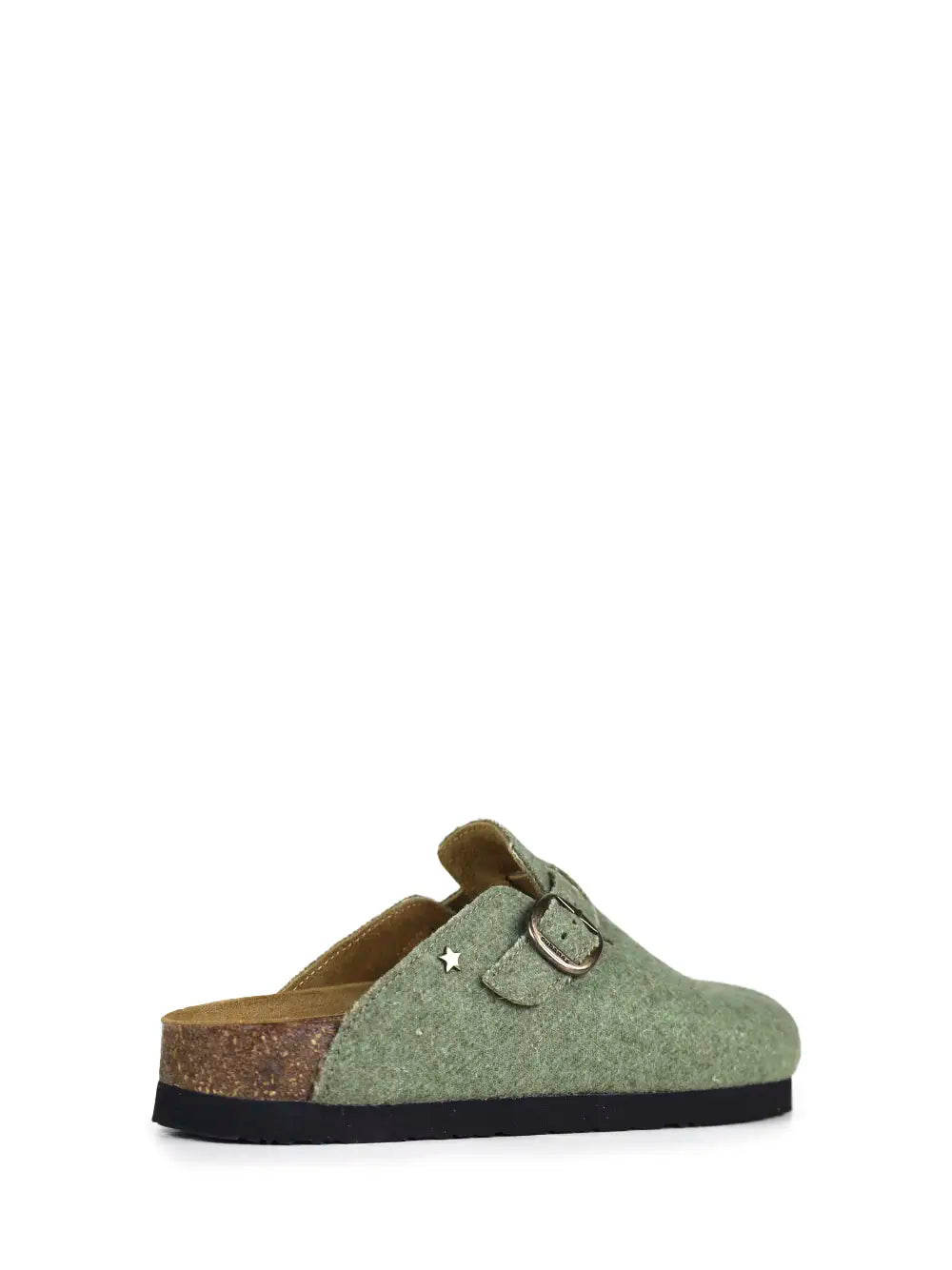 Sandália Maria em Burel Verde