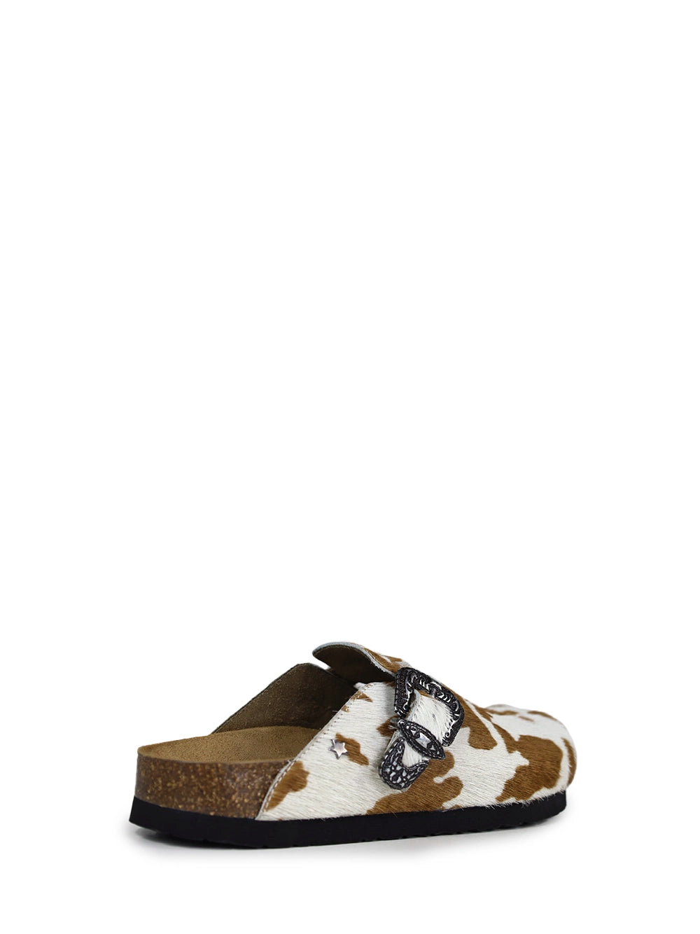 Sandalia María en Estampado de Animal Vaca