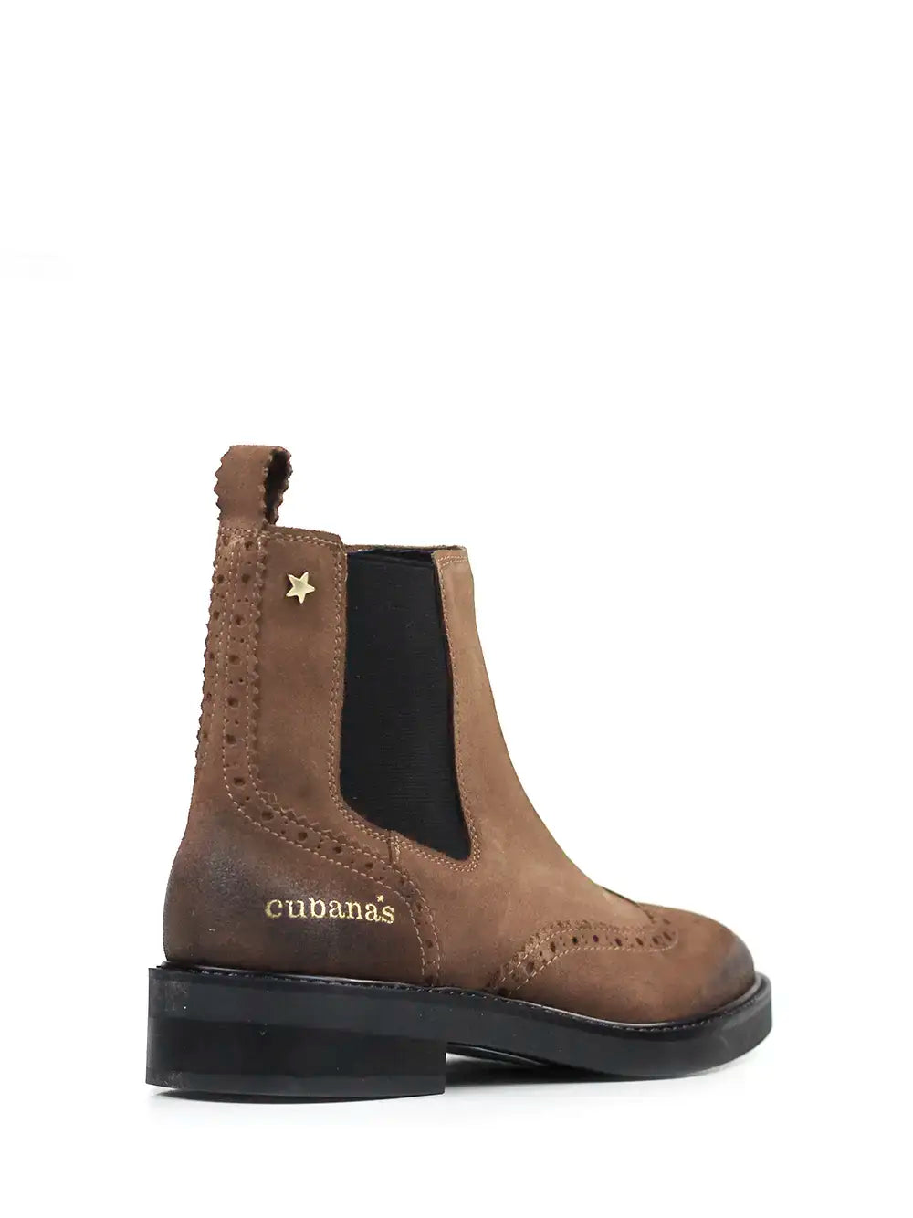 Botte en daim marron