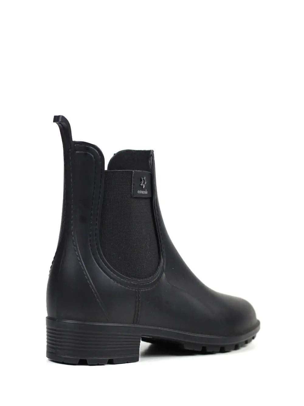 Black Rain Boot with Matte Effect