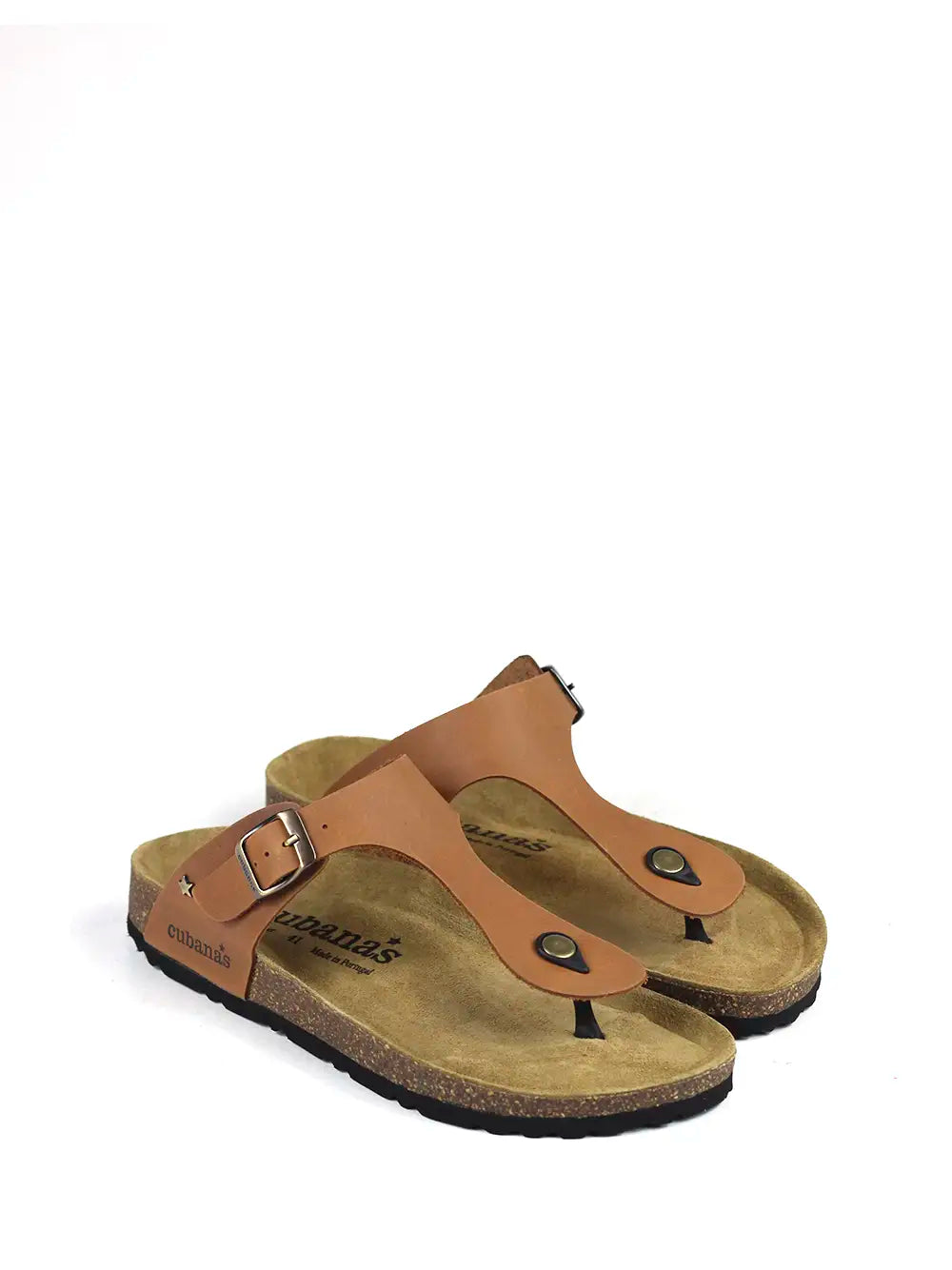 Sandália Homem em Pele Camel