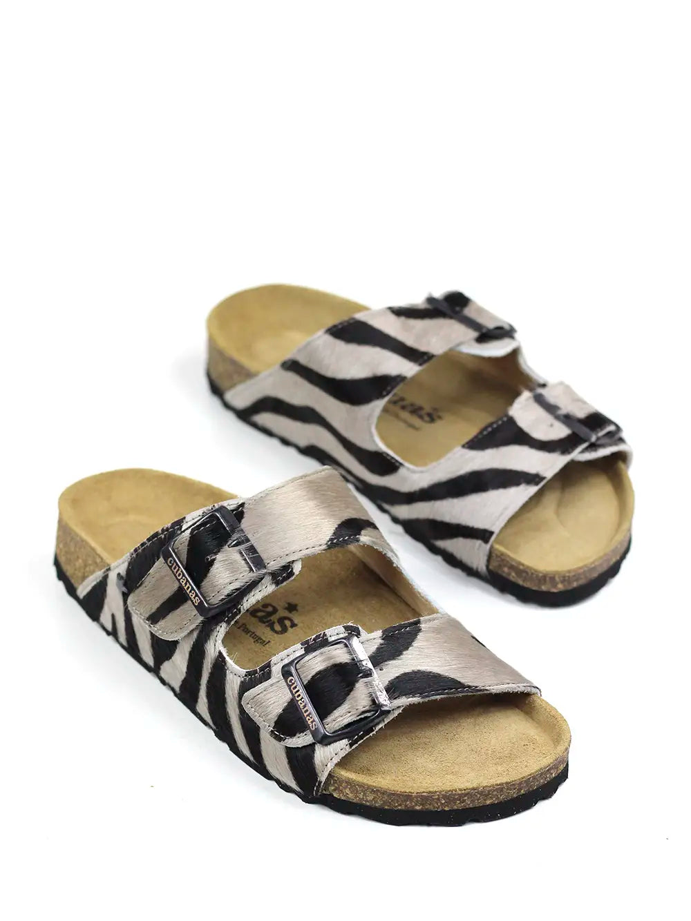 Sandália Amália em Animal Print Zebra