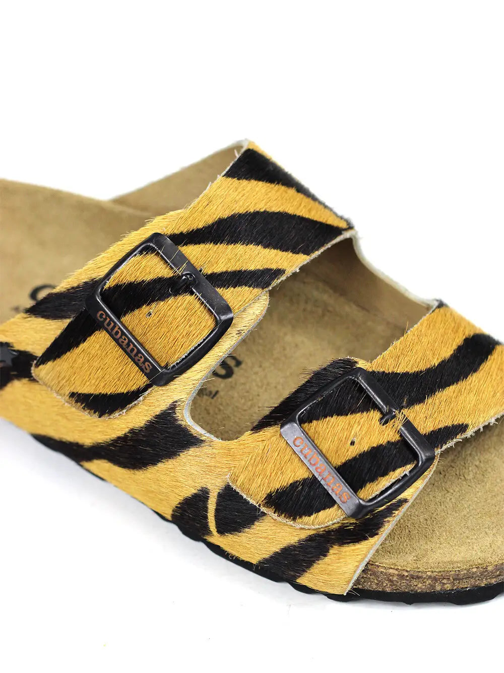 Sandália Amália em Animal Print Tigre