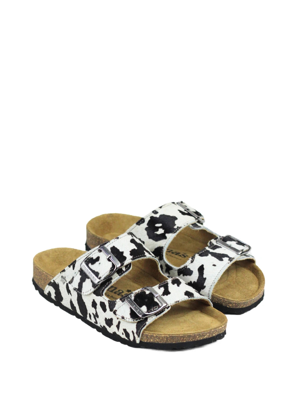 Sandália Amália em Animal Print Vaca