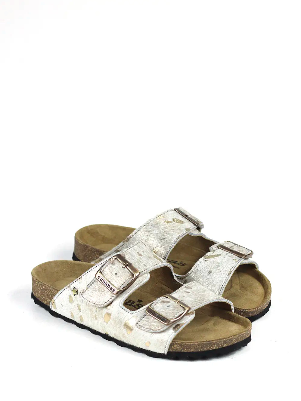 Sandália Amália em Animal Print Vaca