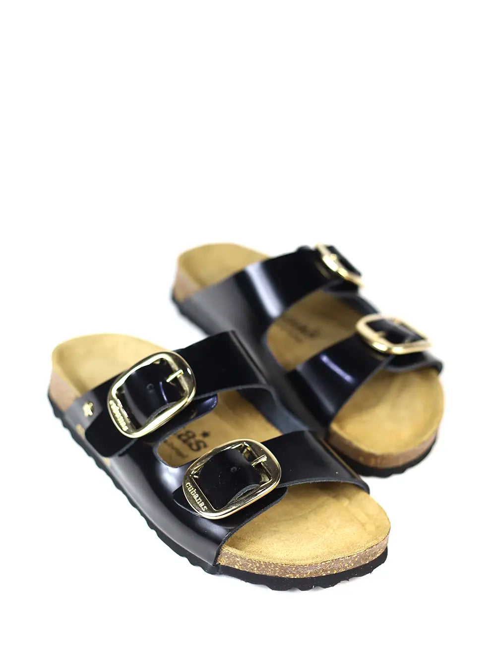 Sandália Amália em Pele Preta