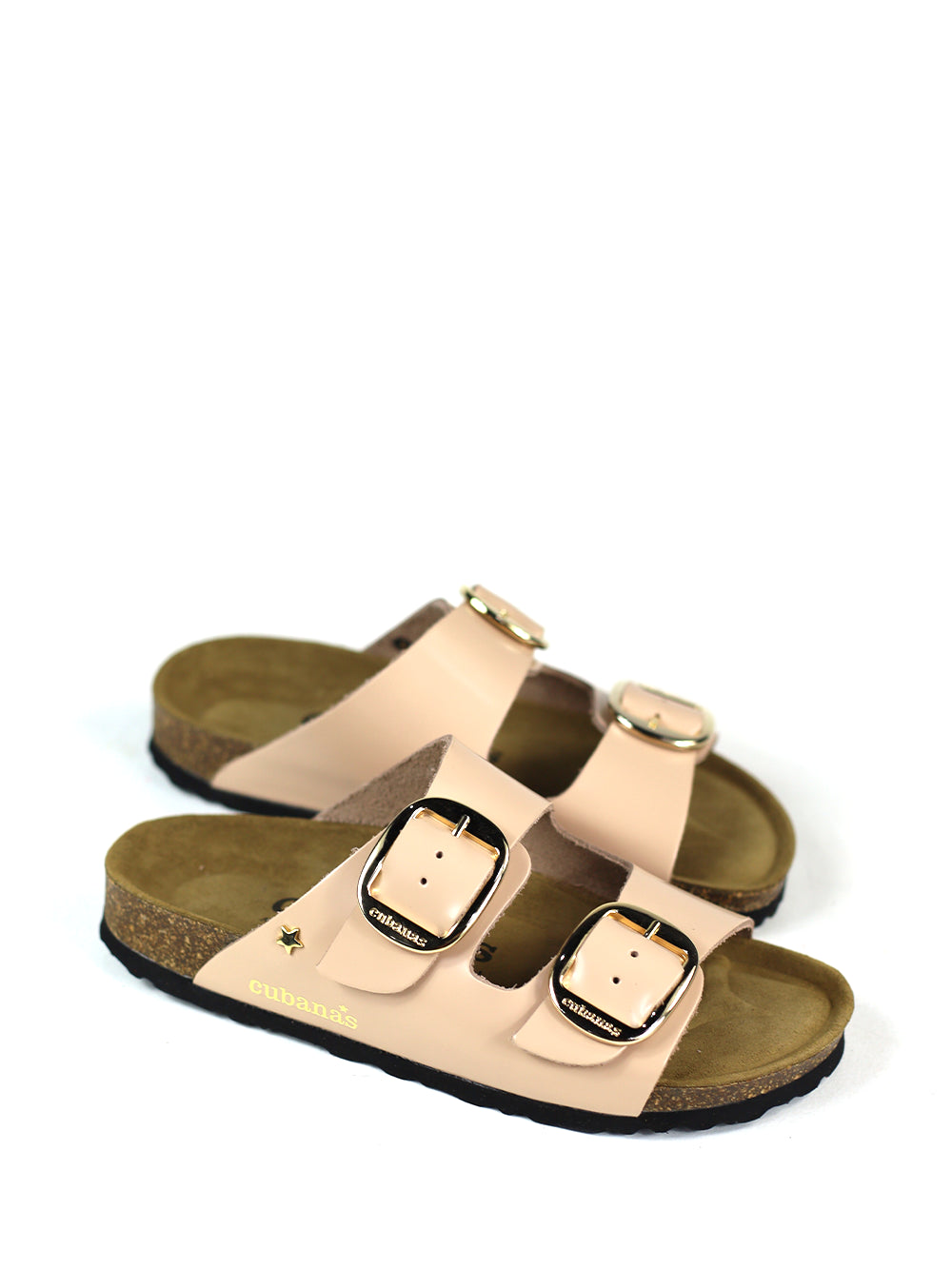 Sandalia Amália en Piel Beige