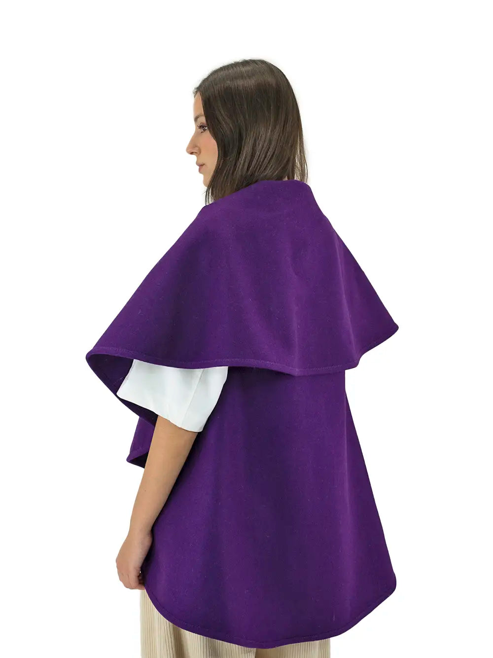 Purple Burel Cape