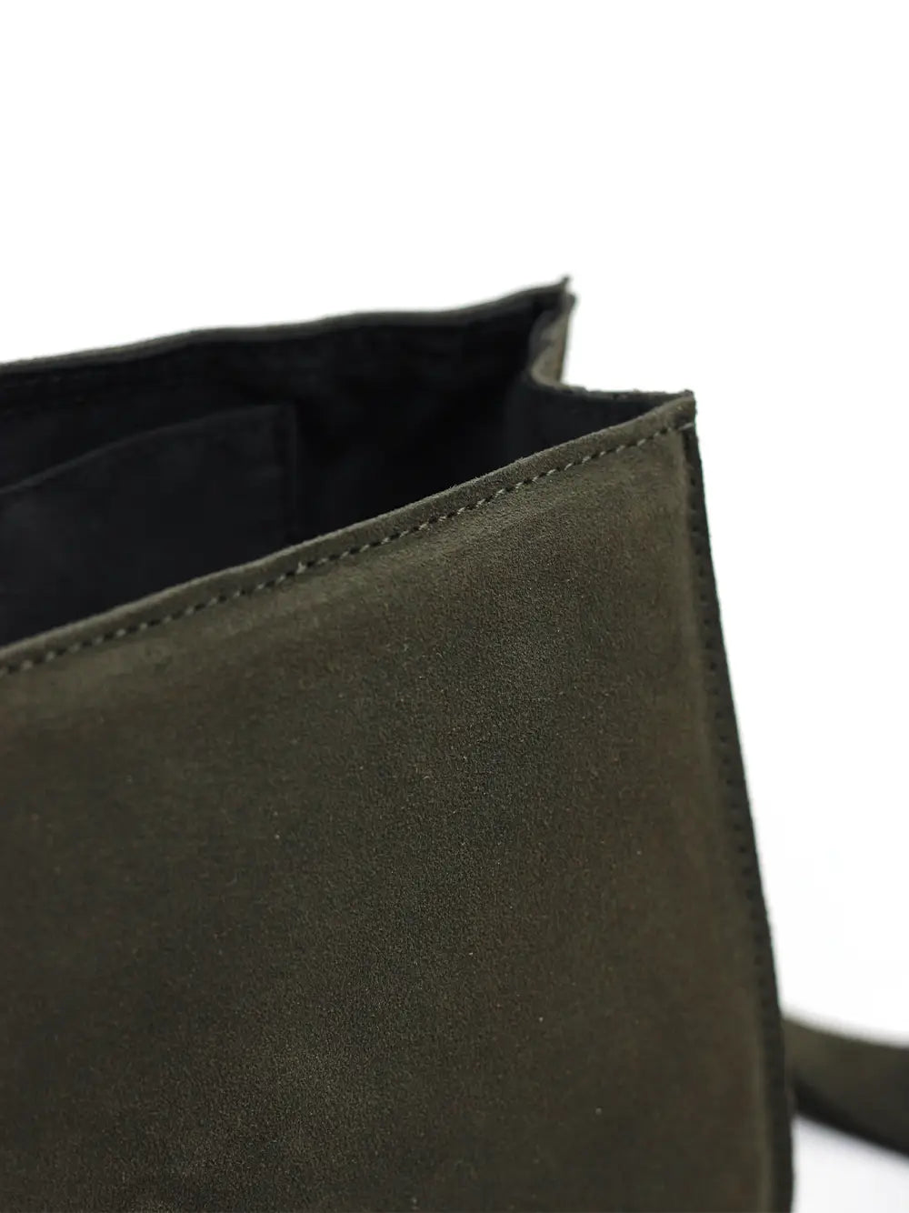 Bolso Midi en Ante Verde