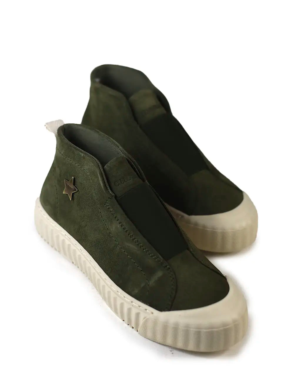 Green Suede Sneakers