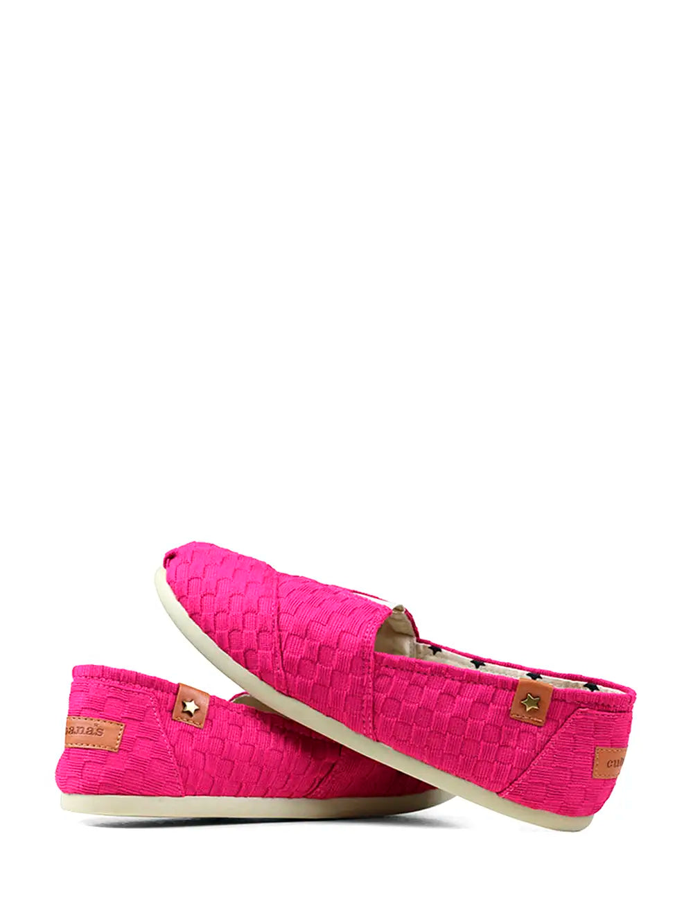 Pink Textured Fabric Rug