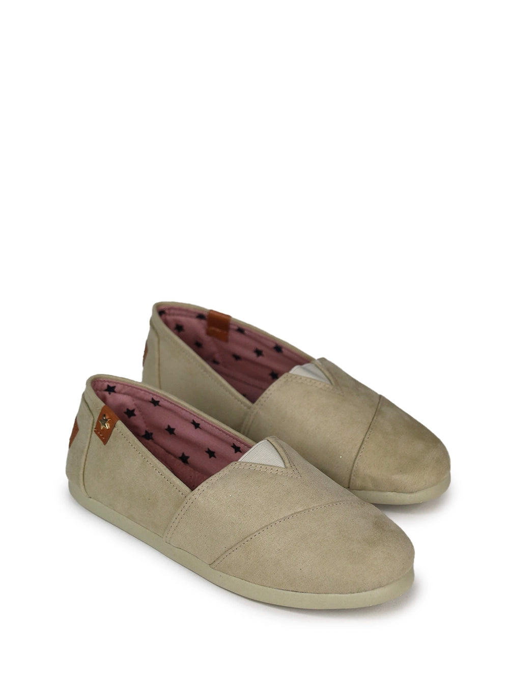 Espadrilles en daim beiges