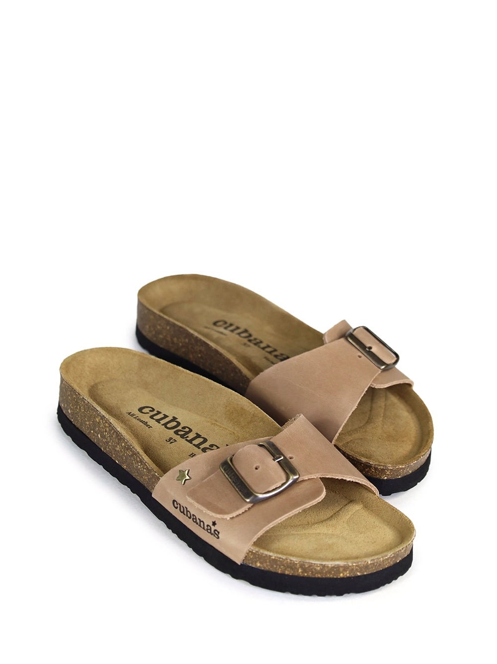Sandalia Julia de Piel Beige