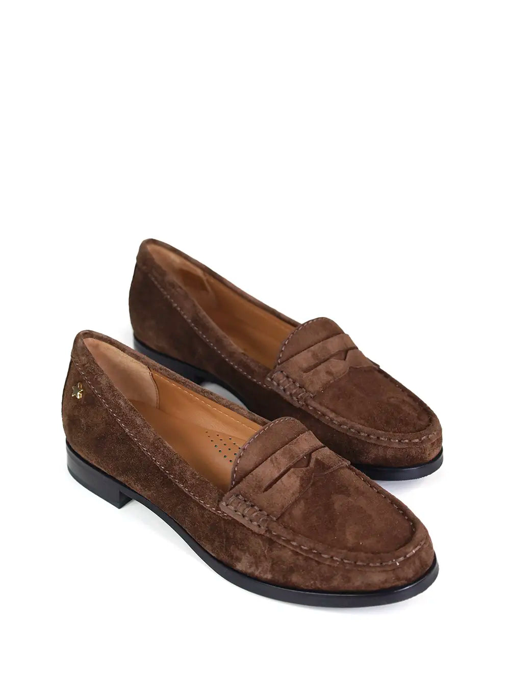 Loafer em Camurça Castanha