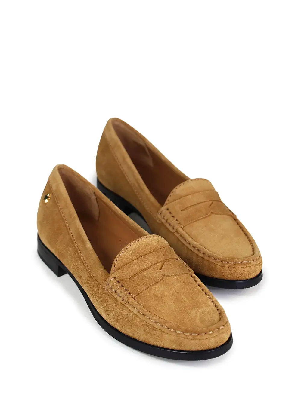 Loafer em Camurça Camel