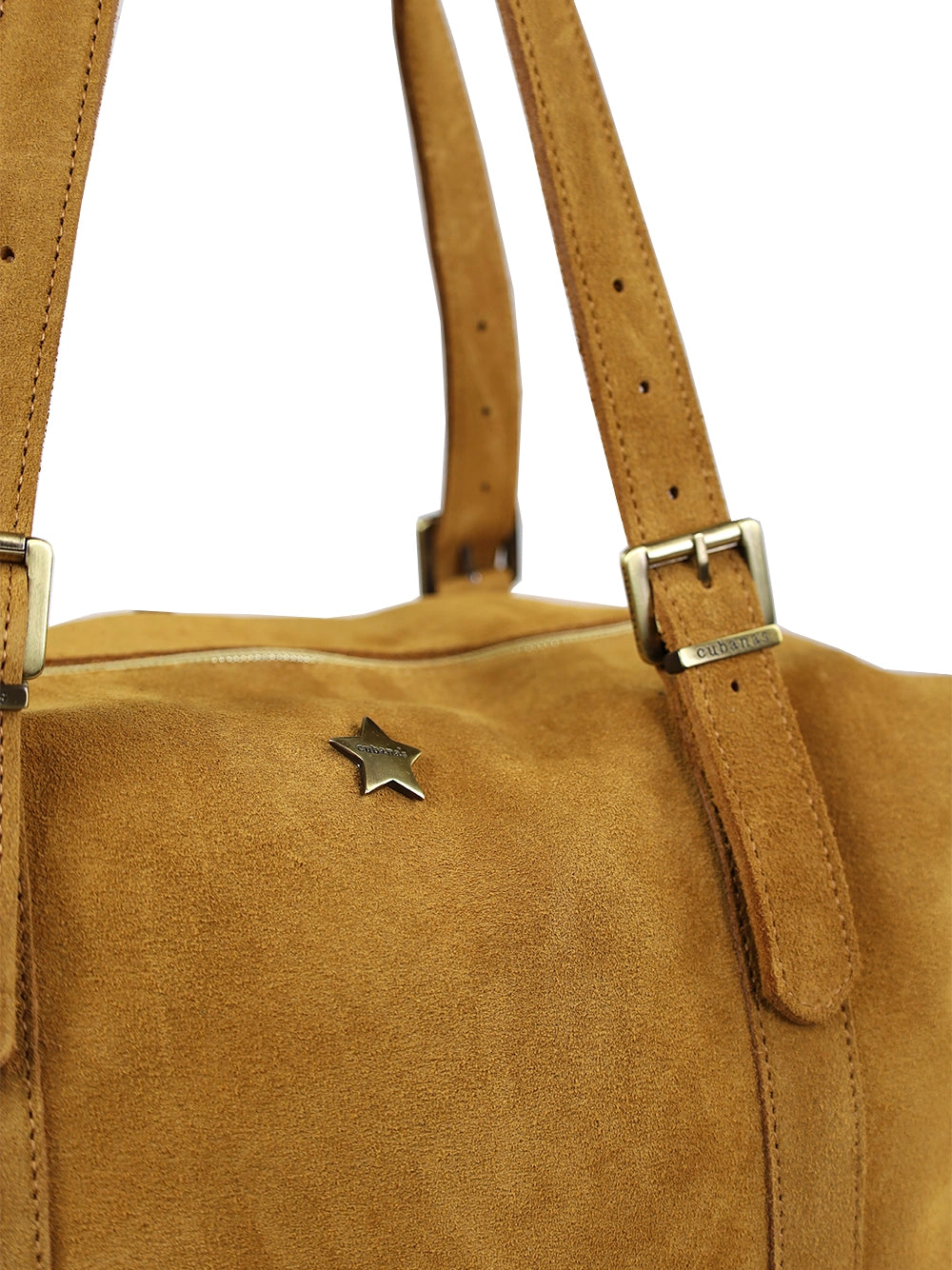 Brown Suede Shoulder Bag