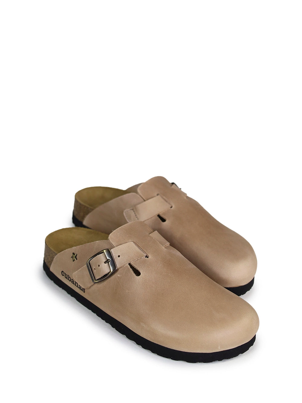 Sandalia María de Piel Beige