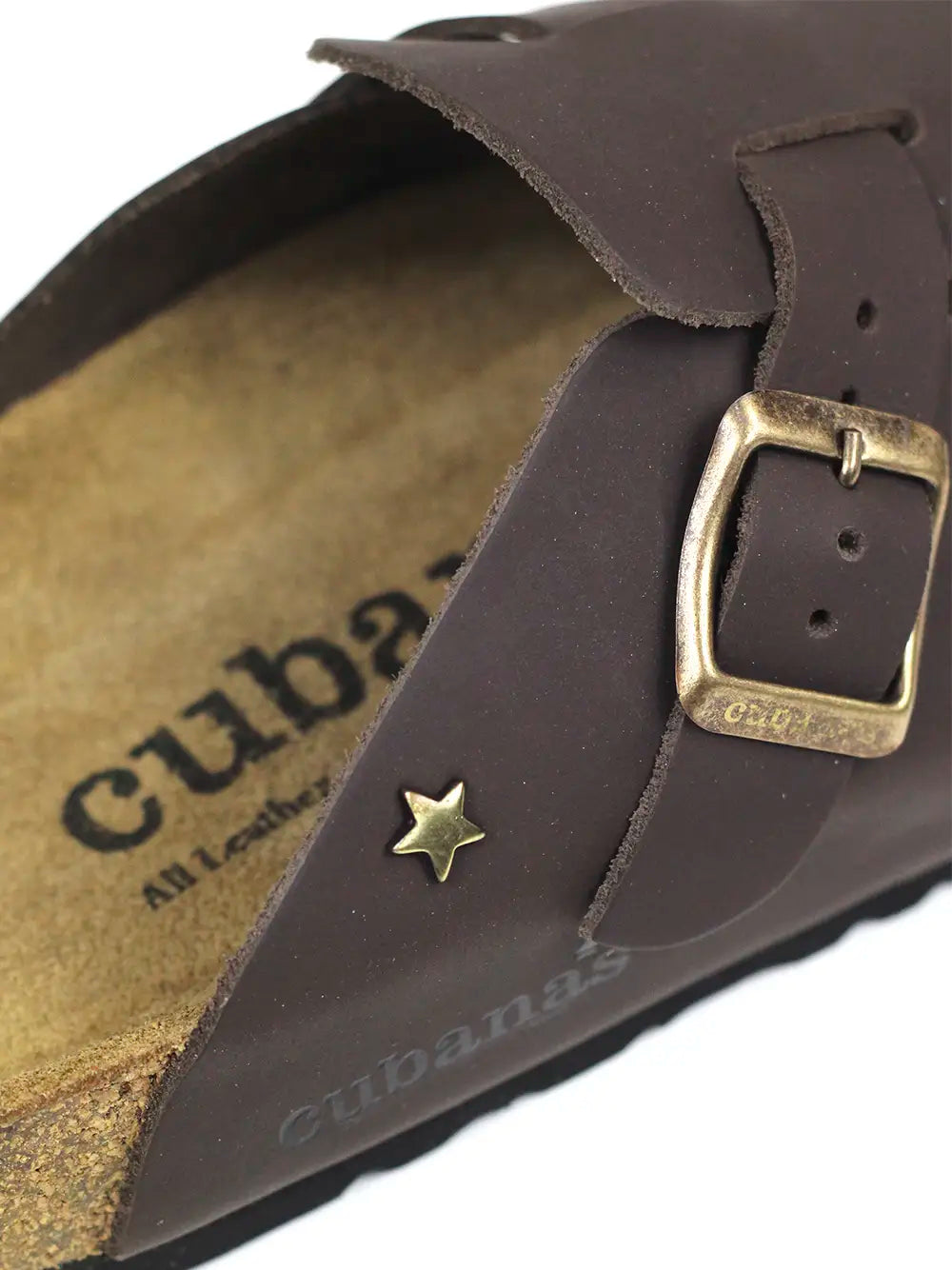 Sandália Homem em Pele Castanha