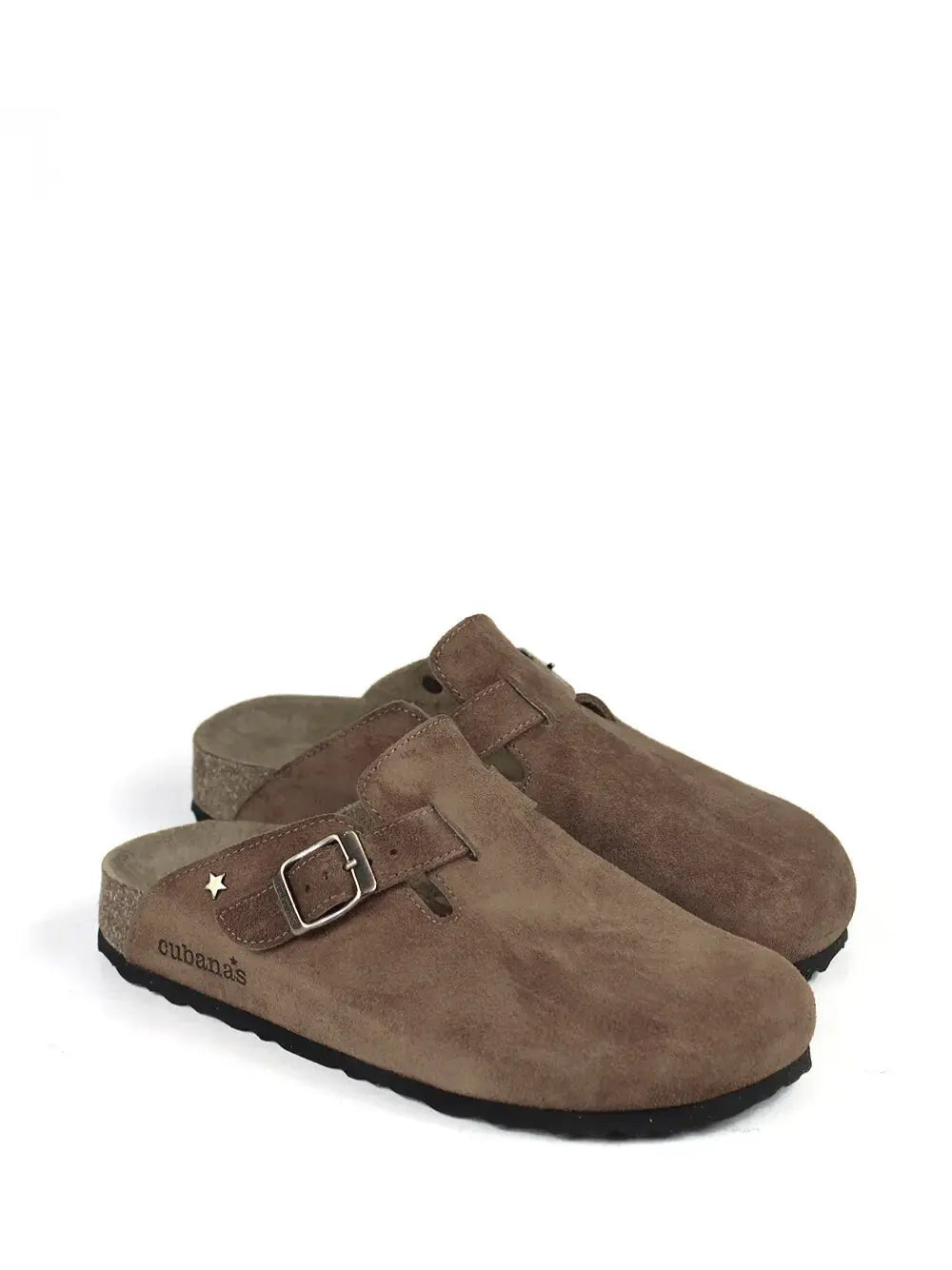 Sandália Maria em Camurça Cinzenta