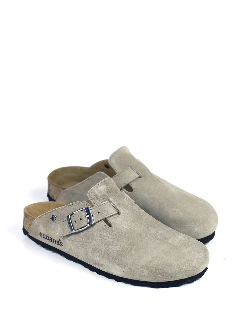 Sandália Maria em Camurça Cinza