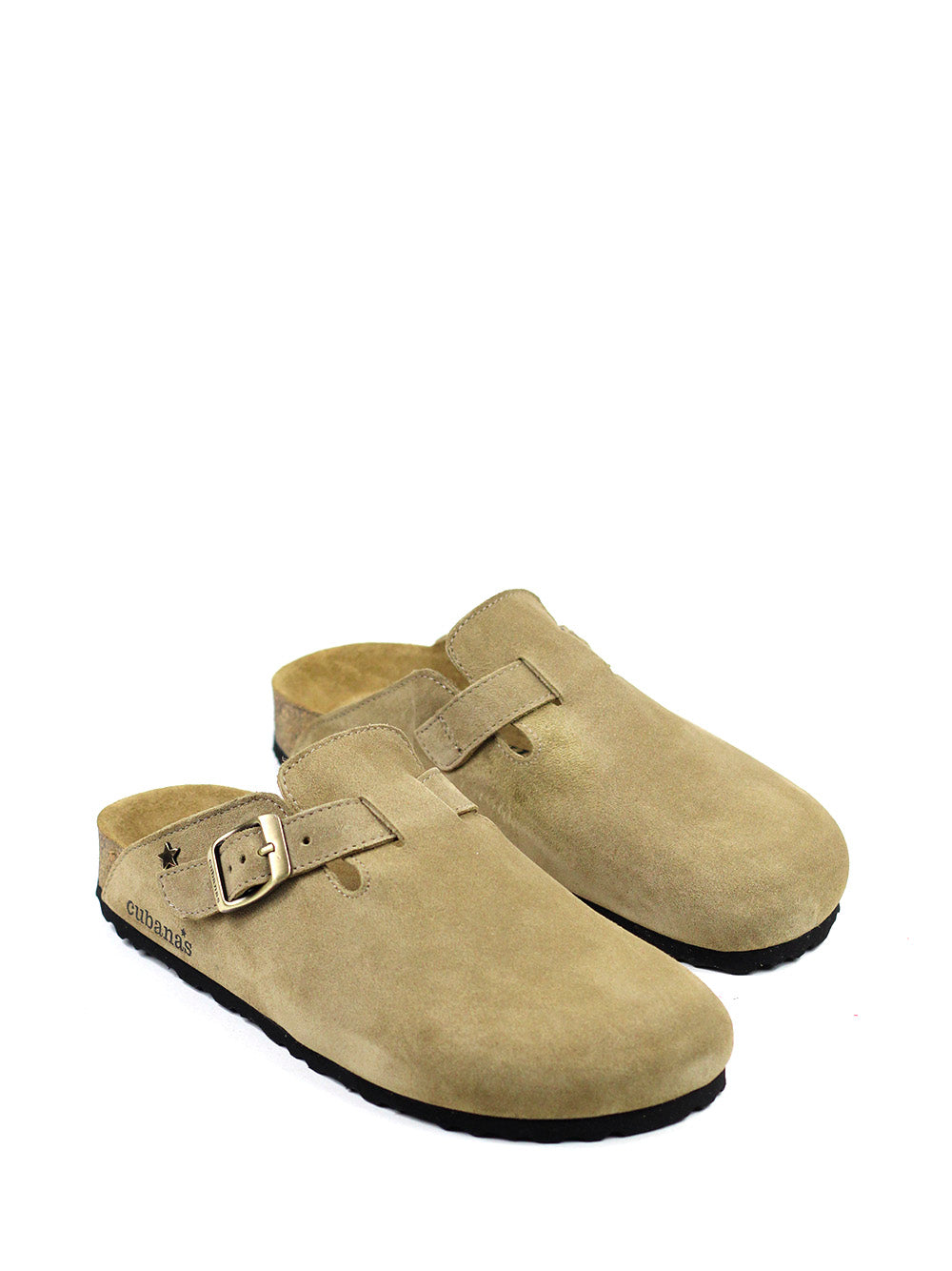 Men's Beige Suede Sandals