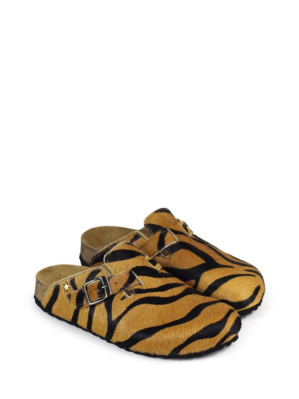 Sandalia María en Animal Print Tigre