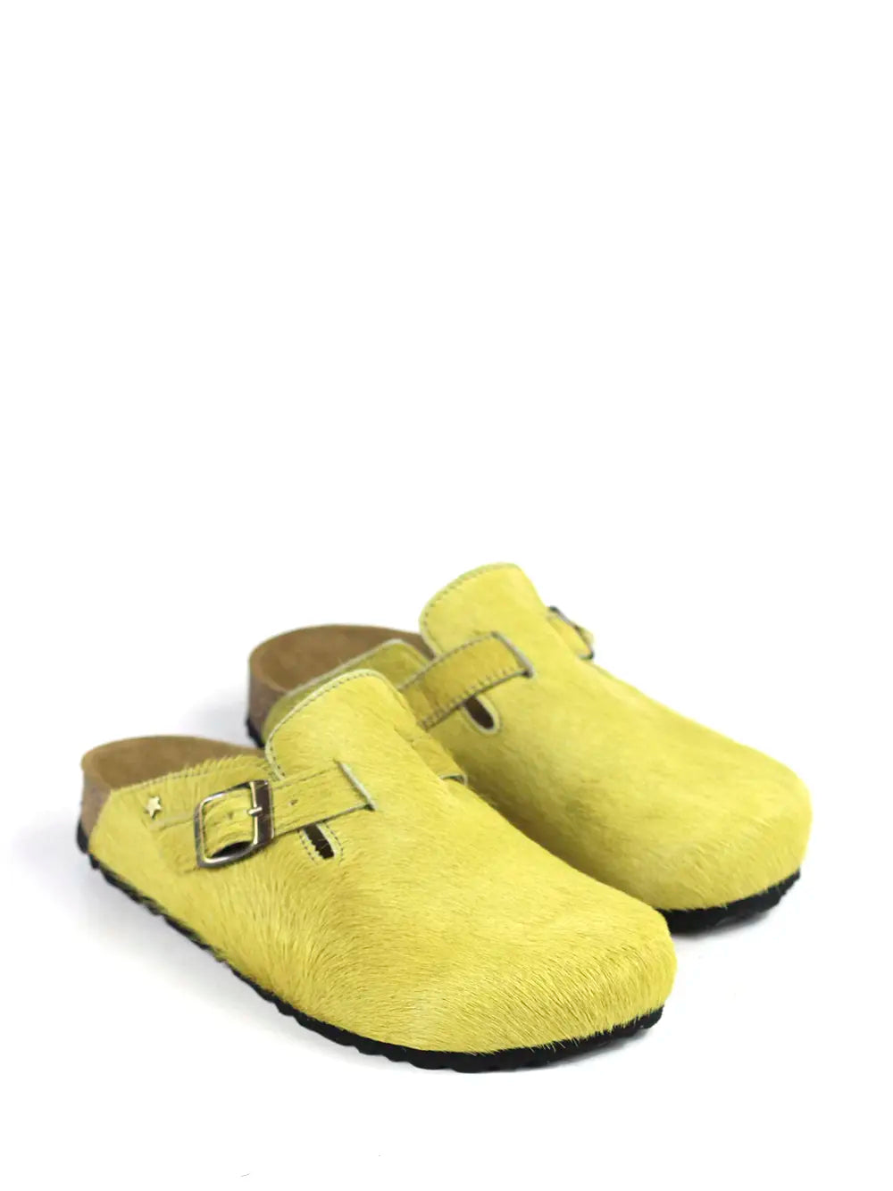 Sandalia María de Pelo Amarillo