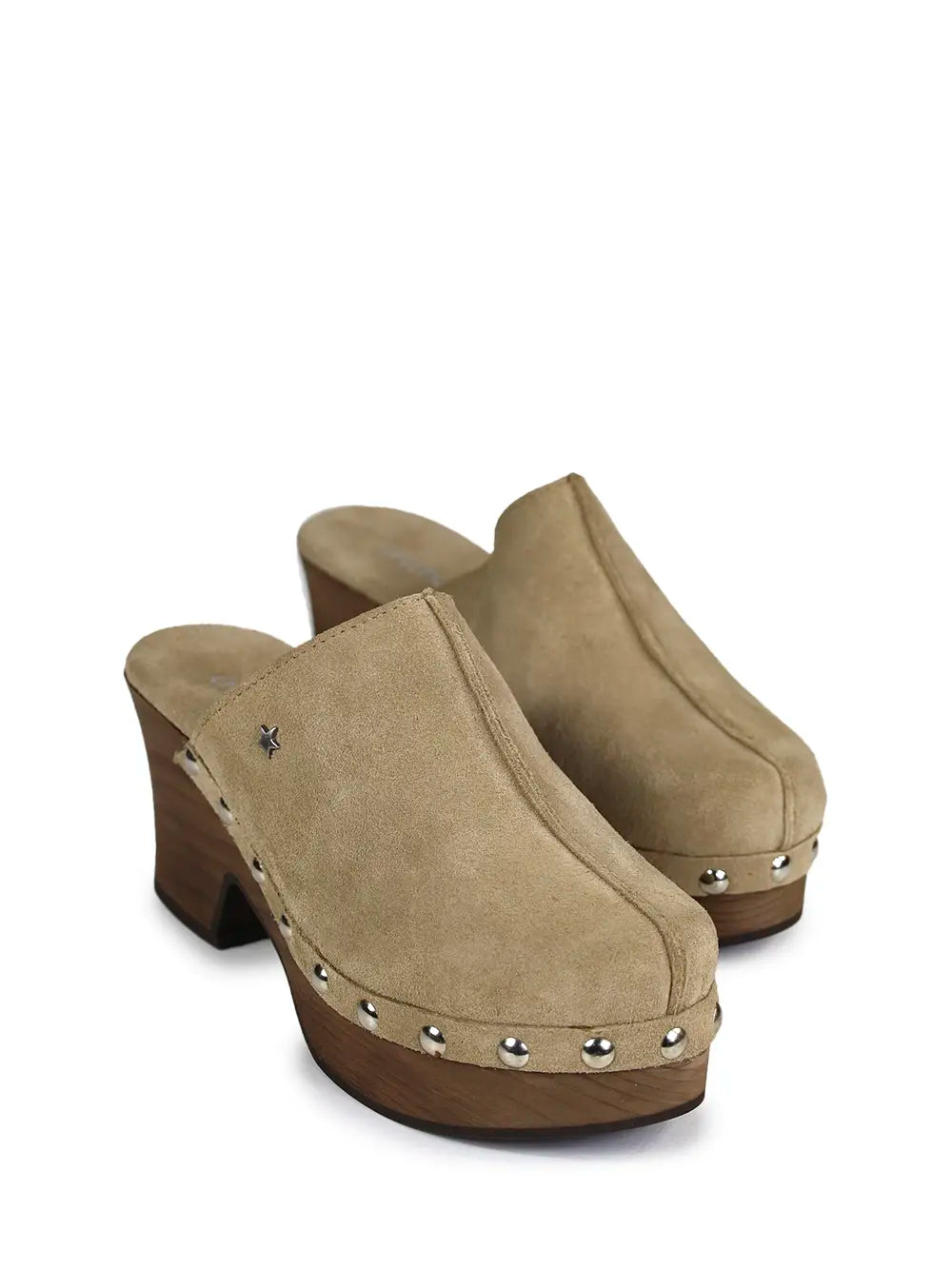 Soca em Camurça Beige e Plataforma