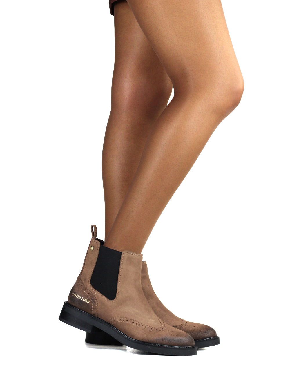 Botte en daim marron