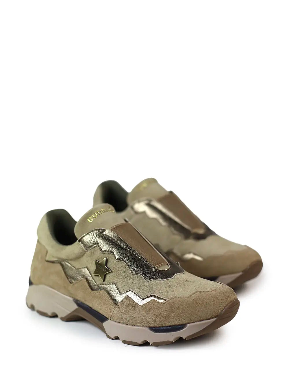 Beige Suede Sneakers